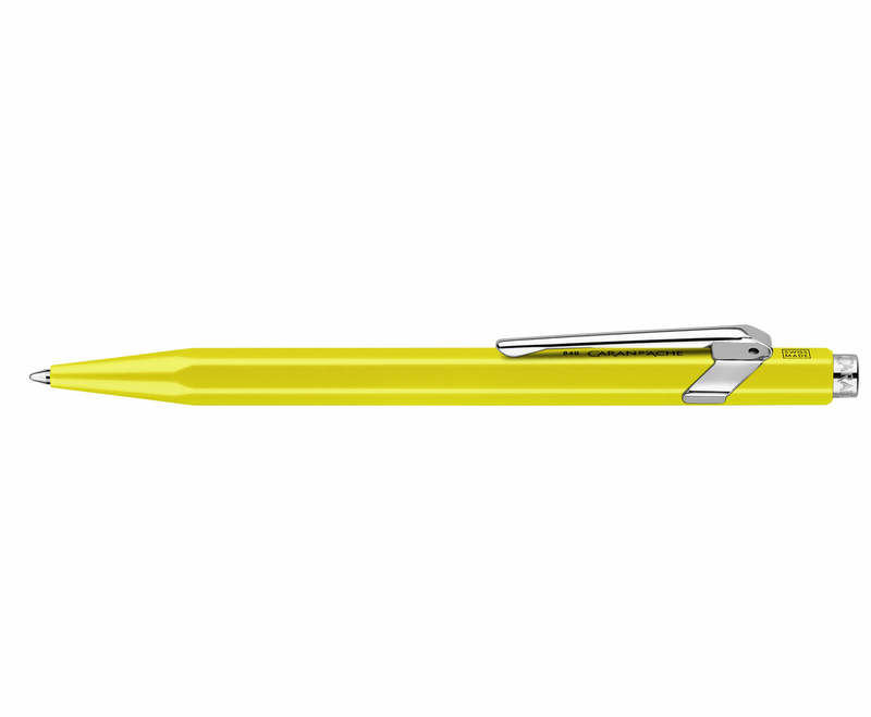 Caran d'Ache Ballpoint Pen 849  Fluo Yellow With Box