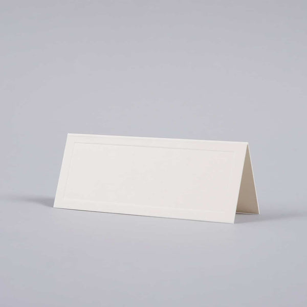 Plate sunk border, Tented Place Card