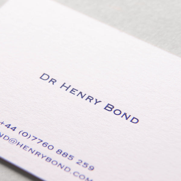 Engraved Business Card - Classic Design