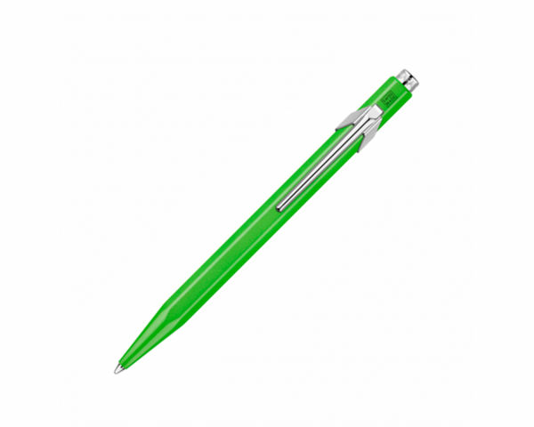 Caran d'Ache Ballpoint Pen 849 Green Fluo With Box
