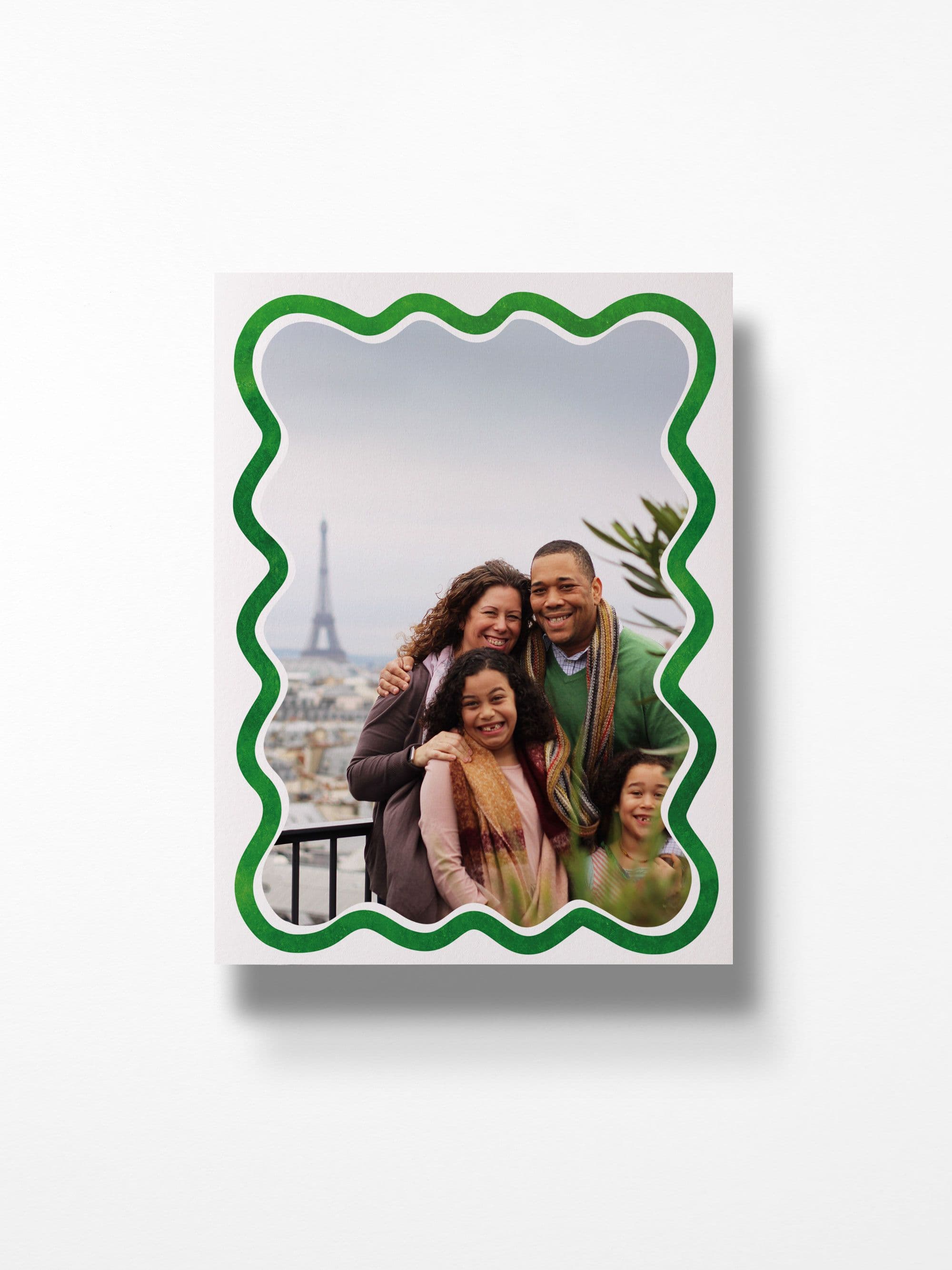 Wave Green Border Portrait