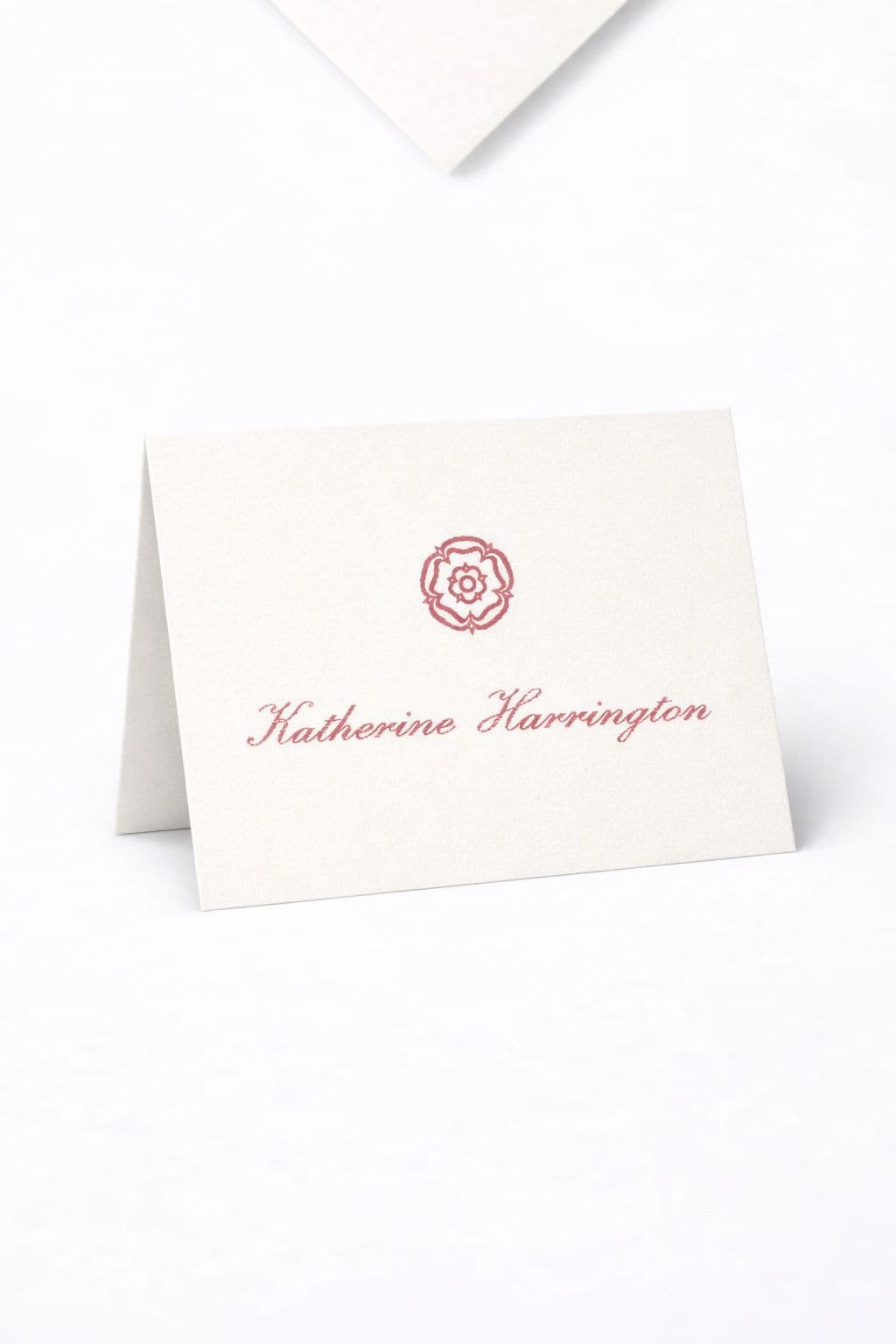 Tudor Rose Personalised Gift Notecard