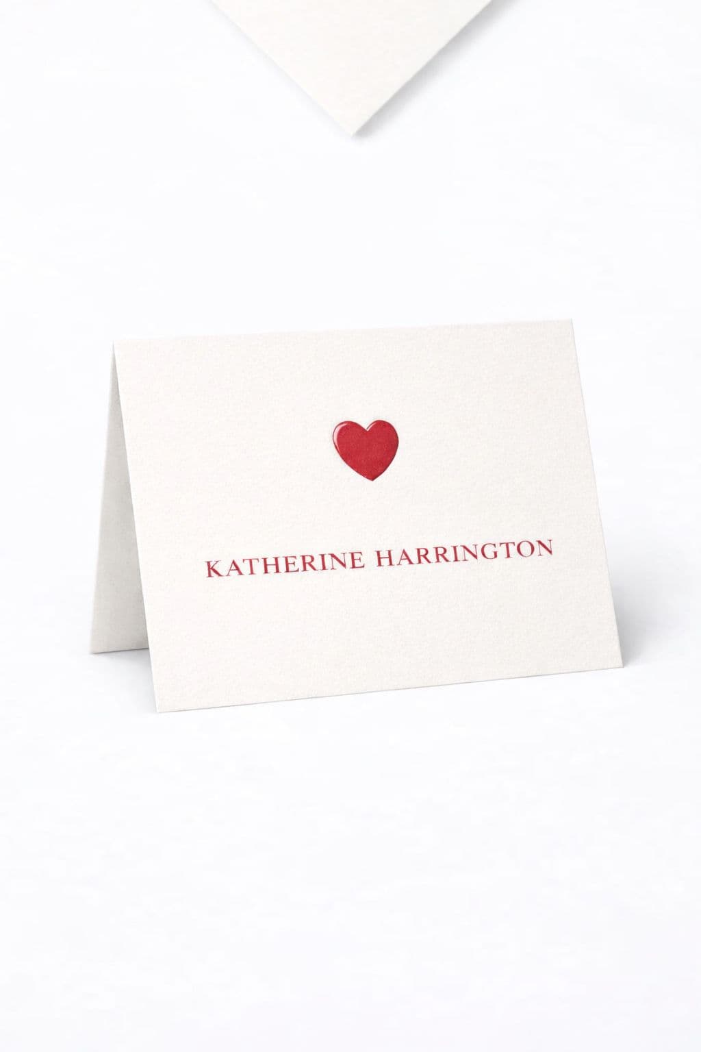 Heart Personalised Gift Notecard