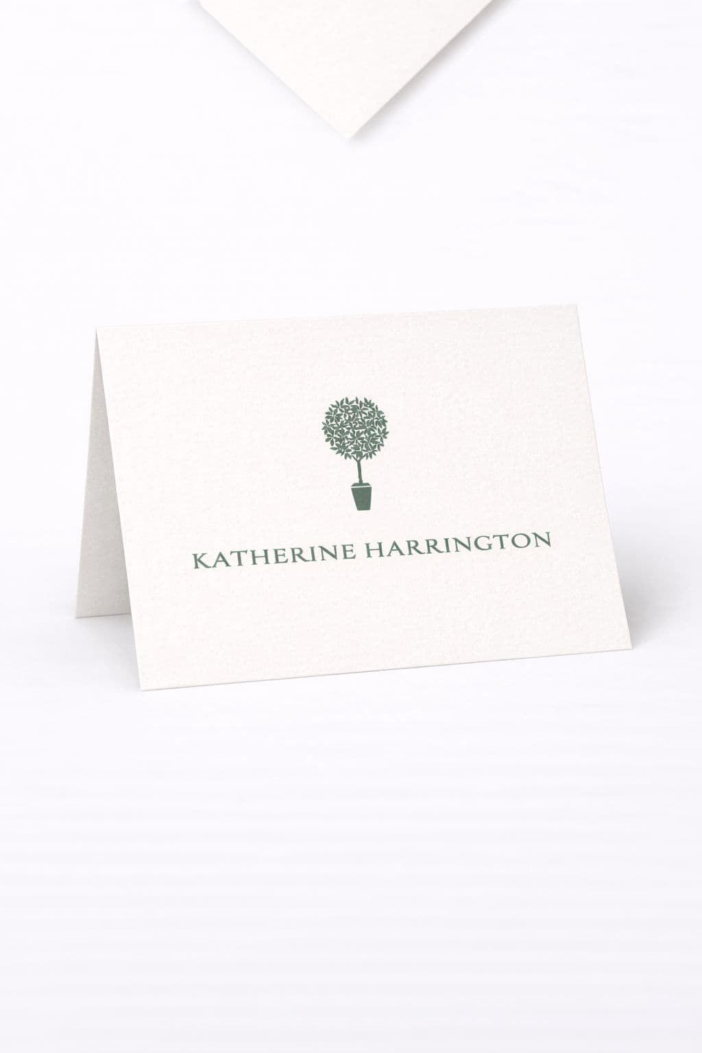 Potted Tree Personalised Gift Notecard