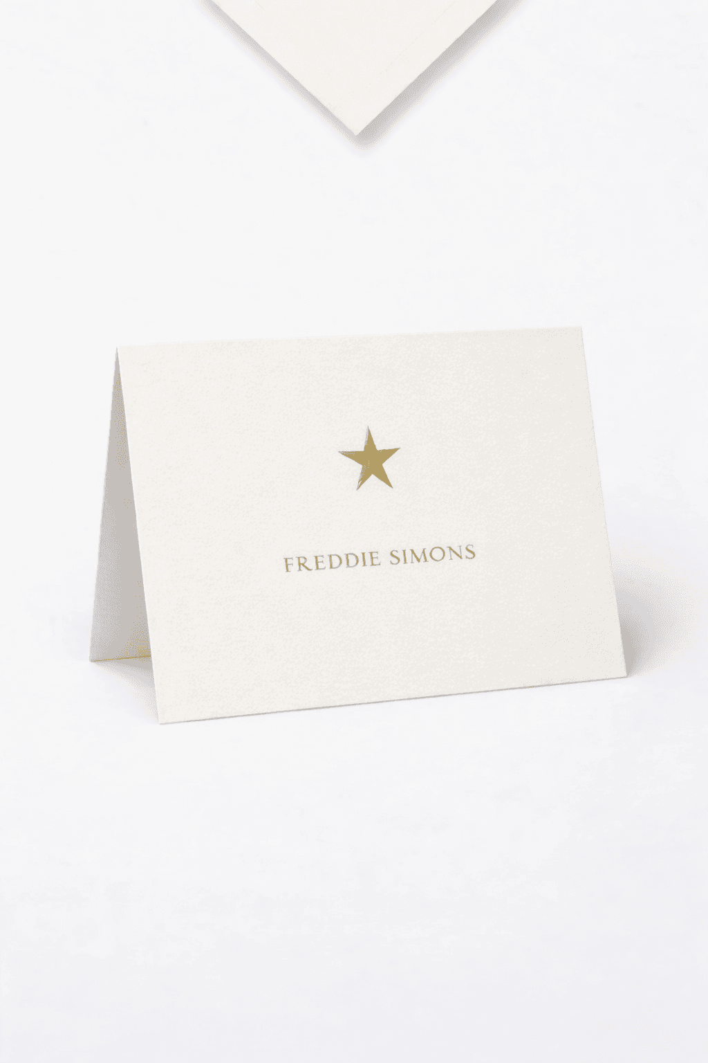 Star Personalised Gift Notecard