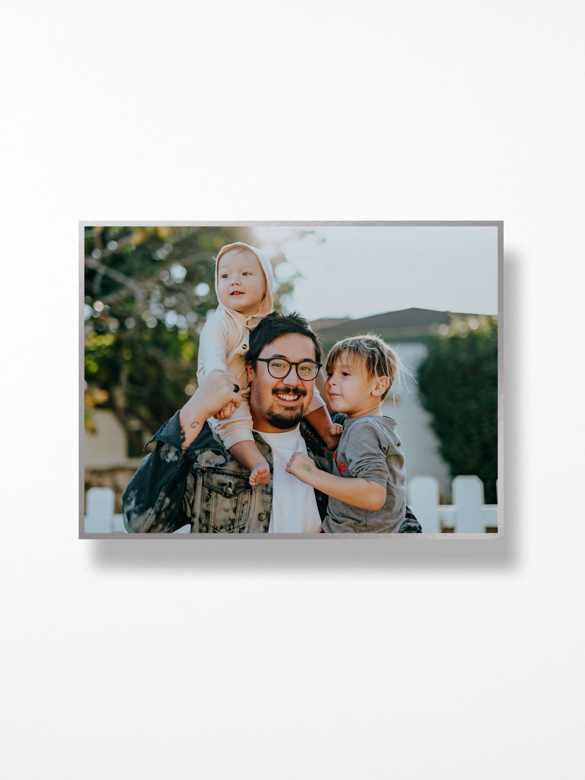 Silver Foiled Bleed Landscape