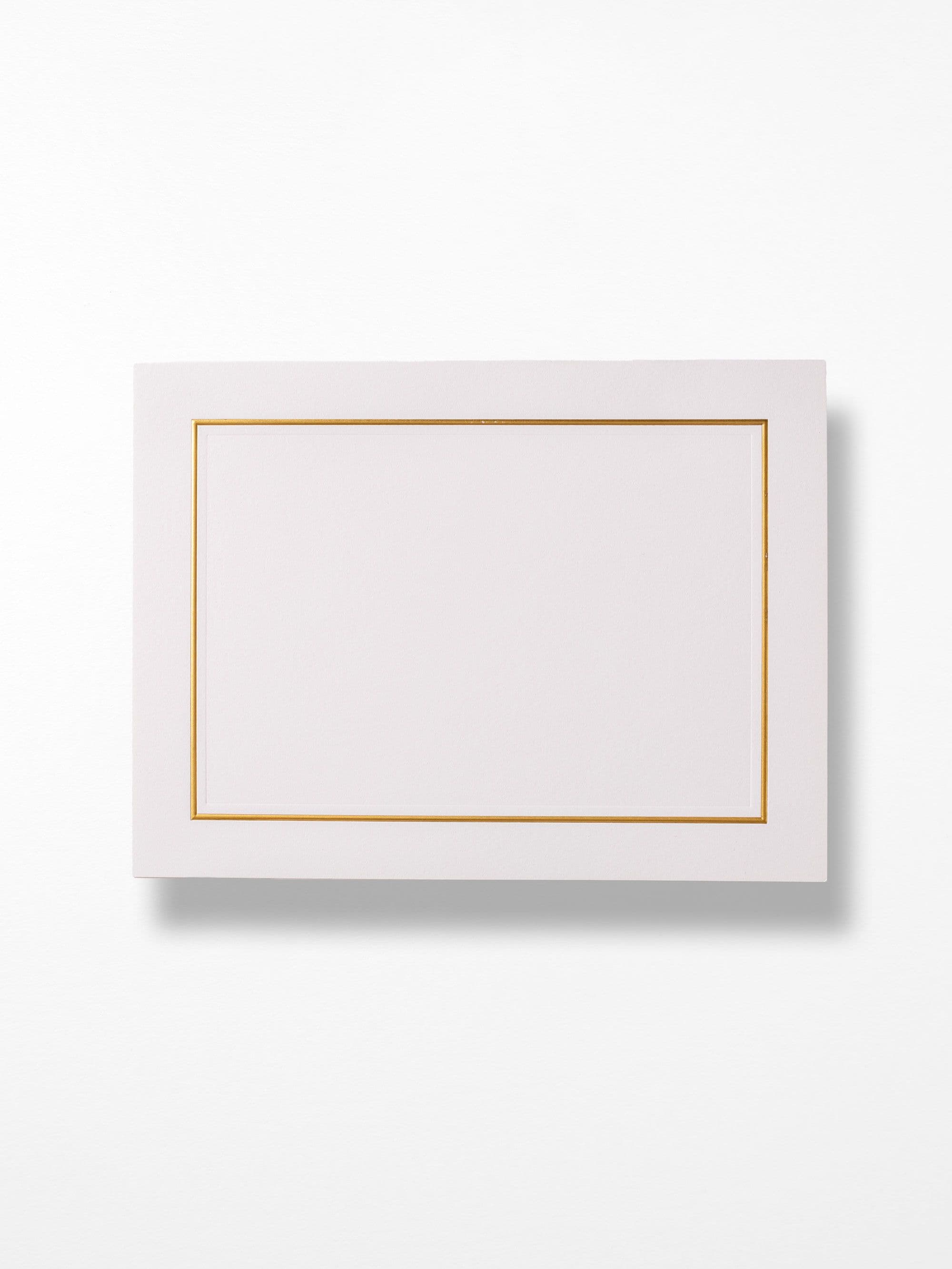 Gold Photo Mount Card