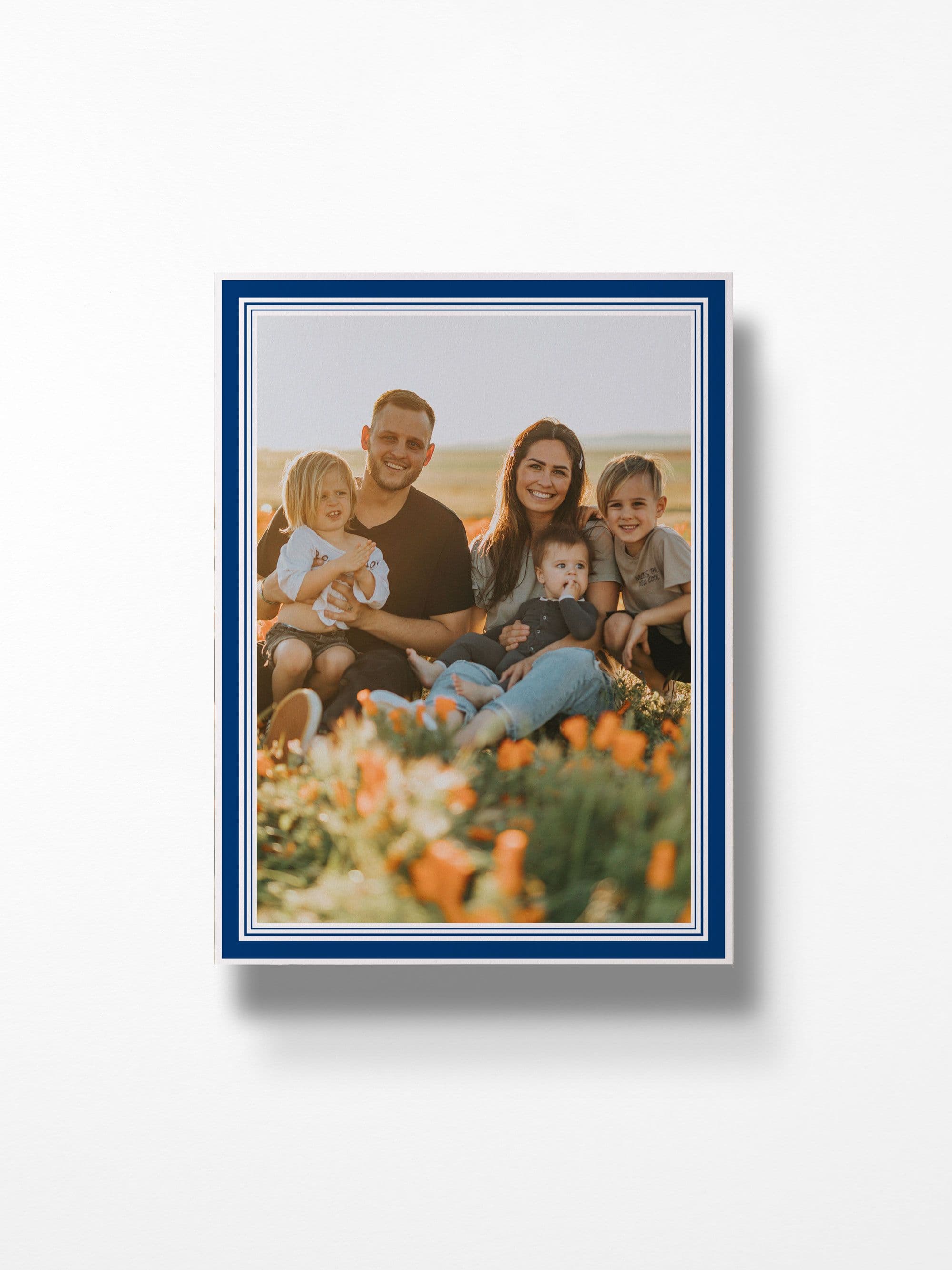 Traditional Triple Navy Portrait