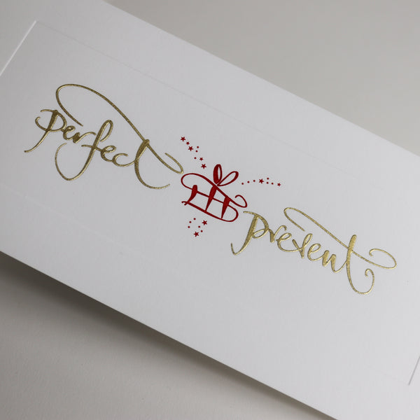 Perfect Present Gift Wallet Card
