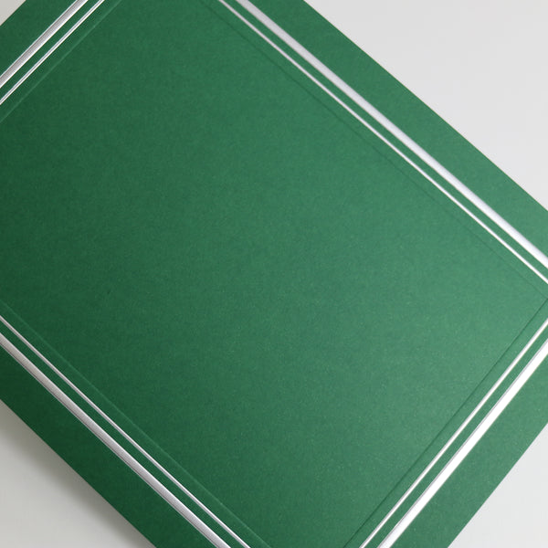 Green Photo Mount Christmas Card