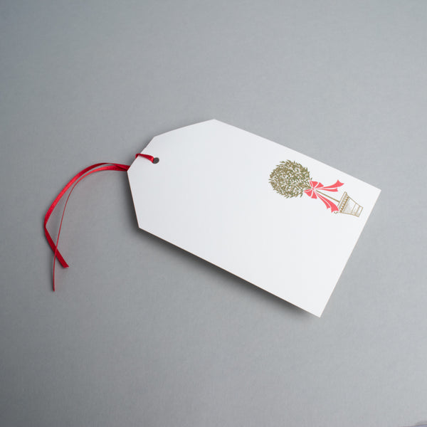Festive Foliage Gift Tag - Pack of 8