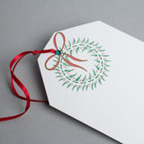 Wreath Gift Tag - Pack of 8
