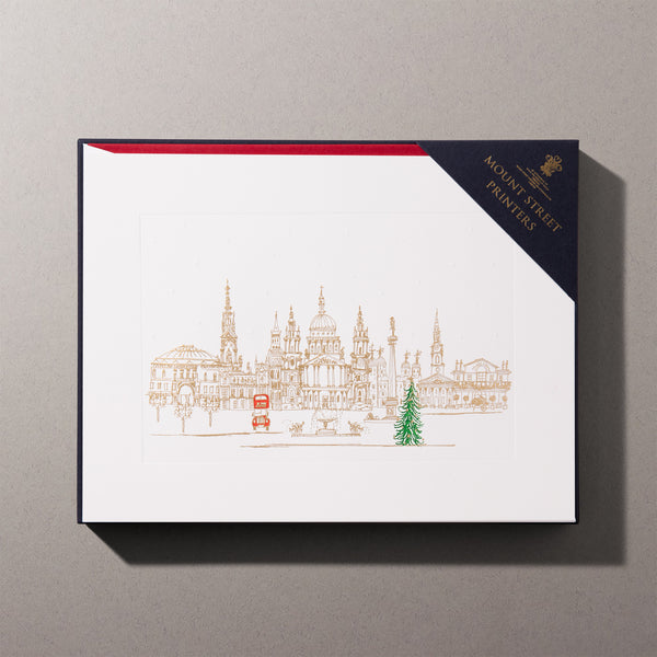 Winter in the City Christmas Cards Personalised