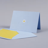 Daisy on Blue Folded Notecards