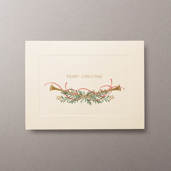 Festive Horns Christmas Cards