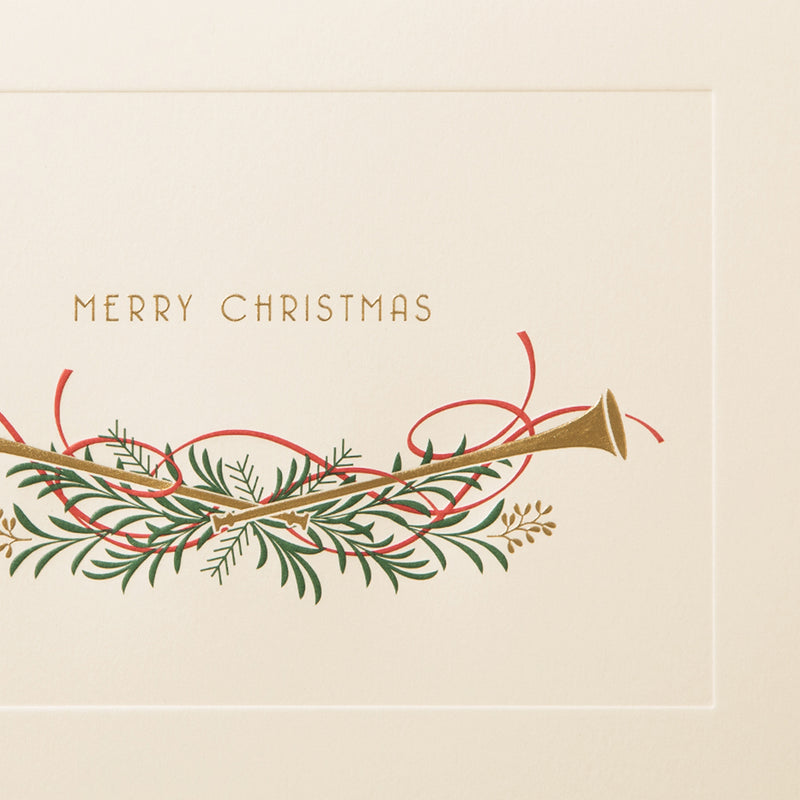 Festive Horns Christmas Cards