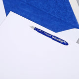 Fountain Pen Blue Notecards