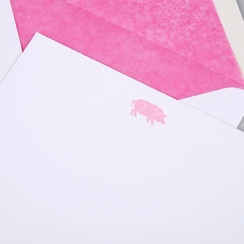 Pig Pink Notecards