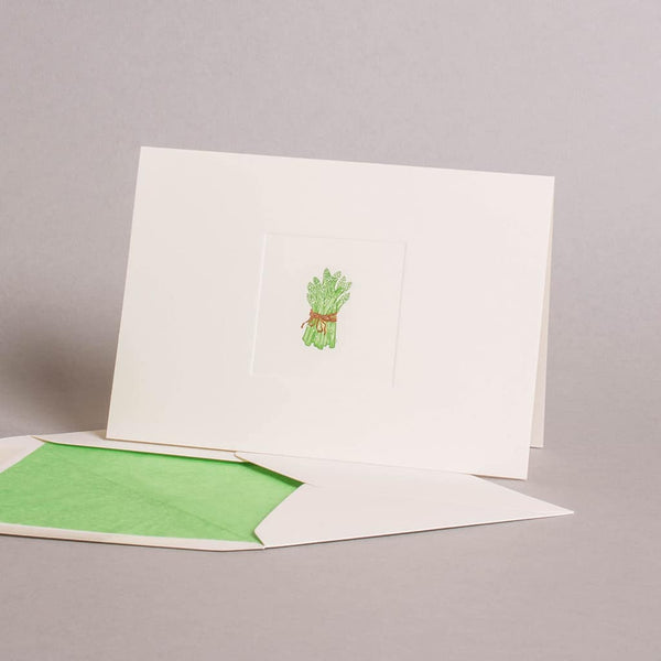 Asparagus Folded Notecards