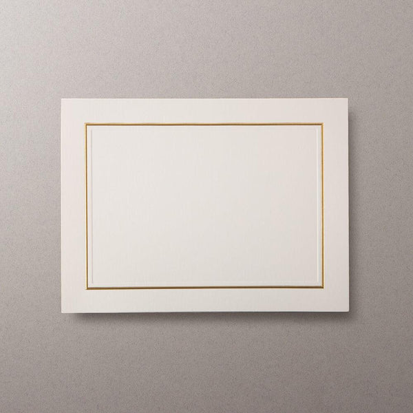 Gold Photo Mount Christmas Card - Personalised