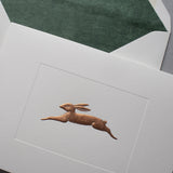 Hare Folded Notecards