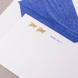 Pigs Fly - Blue Notecards