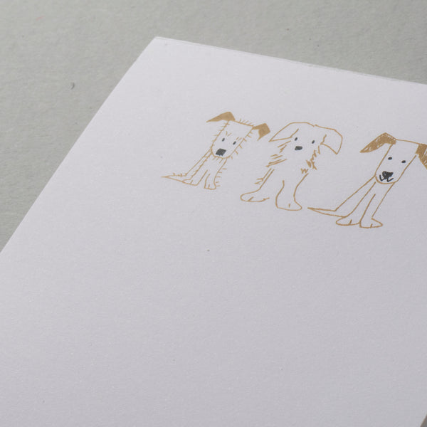 Three Puppies Notepad