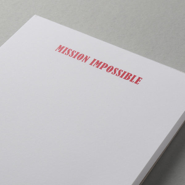 Mission impossible Notepad