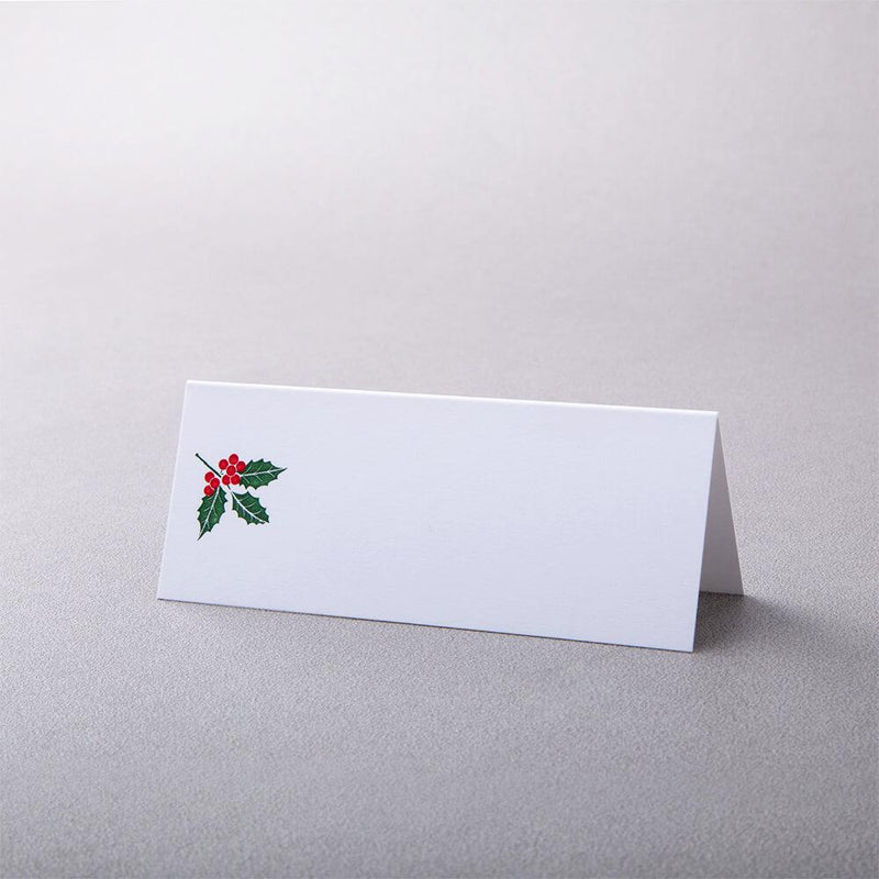 Holly Tented Place Card