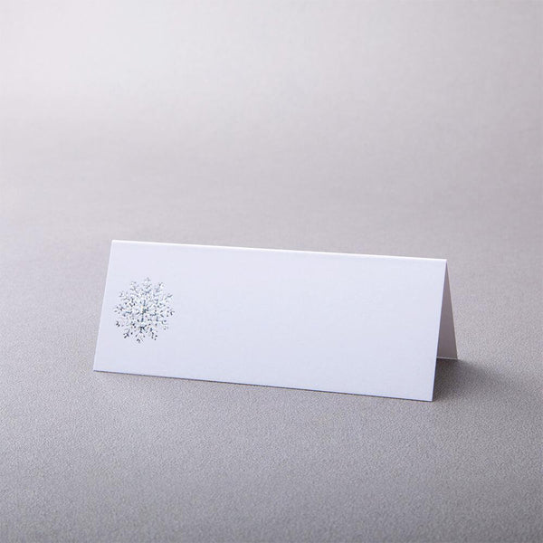 Snowflake Tented Place Card