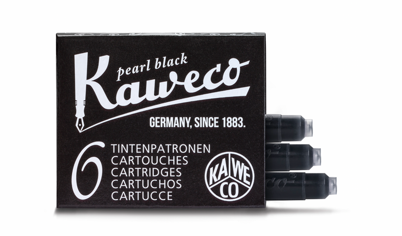 Kaweco Ink 6- Cartridges Pearl Black