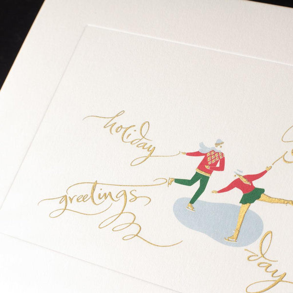 Holiday Skaters Christmas Cards