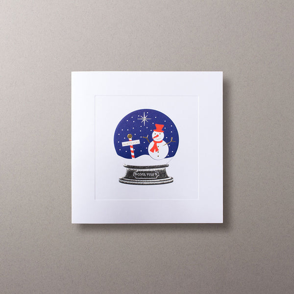Cool Yule Snow Globe Christmas Cards