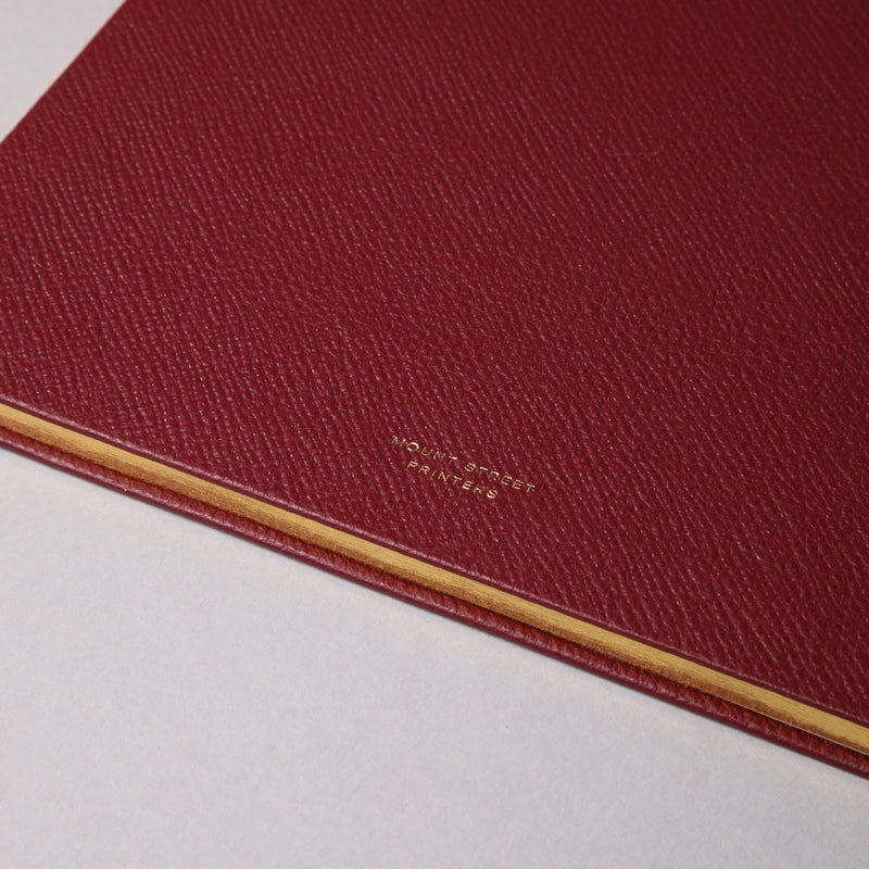 Burgundy Leather Notebook